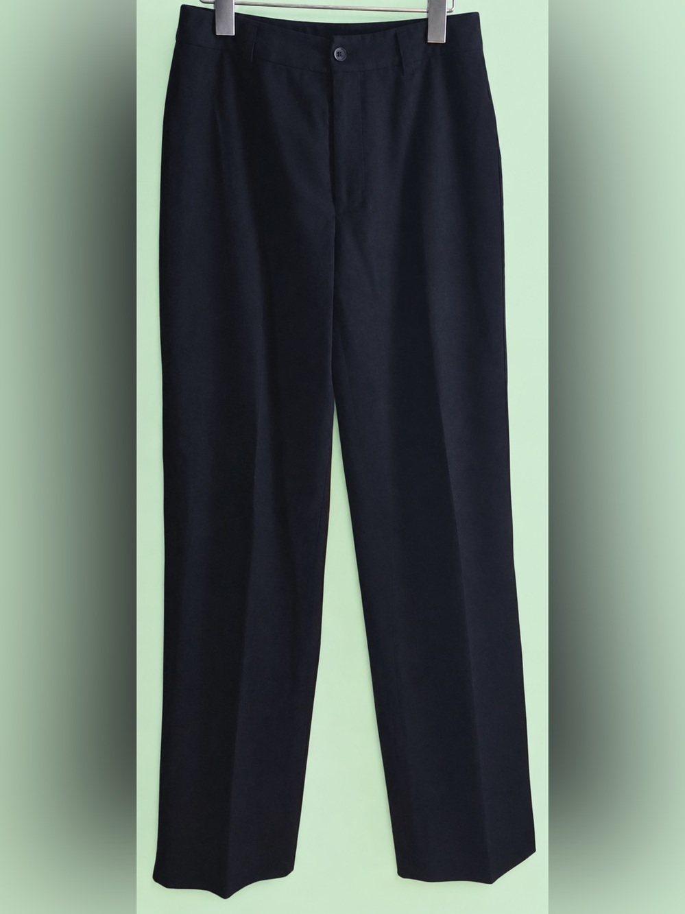 LADIES Banana Republic Vintage Distressed Stretch Navy Blue Wool Pants - SIZE 2